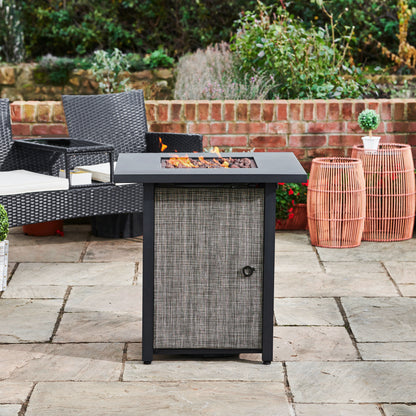 Teamson Home Outdoor Gas Fire Pit & Accessories